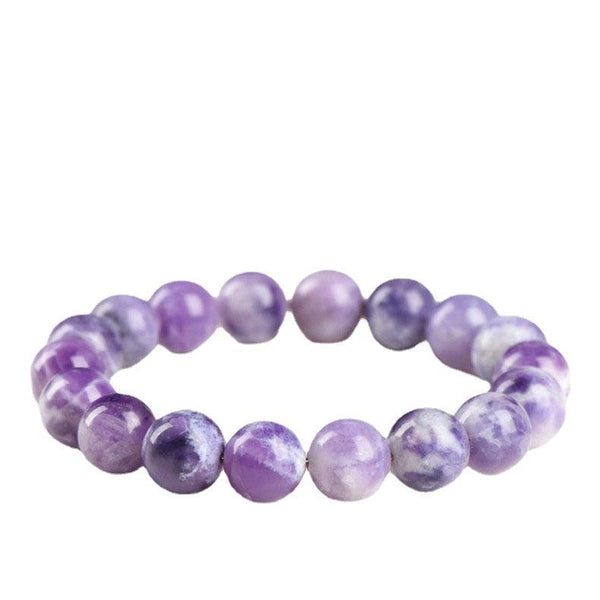 Amethyst-Opal Purple Crystal Bracelet for Stress Transmute & Bio-Plasmic Flow | DaoZeno