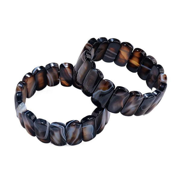 Agate Eco-Energy Bracelet for Wealth Flow & Root Chakra Sync | DaoZeno