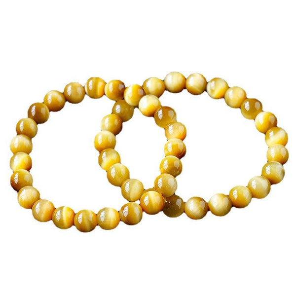 Lion's Gate Frequency Grid – Tiger's Eye Yellow Bracelet for Solar Plexus Surge | DaoZeno