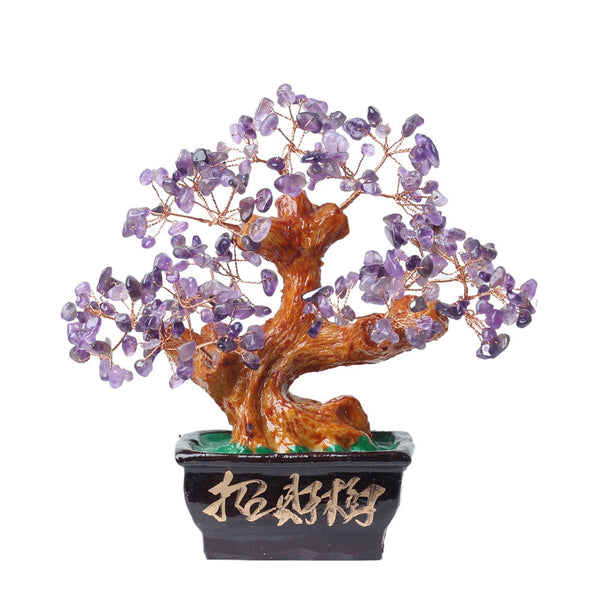 Amethyst Citrine Feng Shui Tree – Prosperity Grid & Energy Shield | DaoZeno
