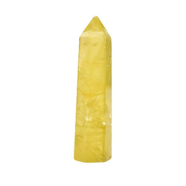 Citrine Hexagonal Feng Shui Crystal for Abundance & Career Success | DaoZeno