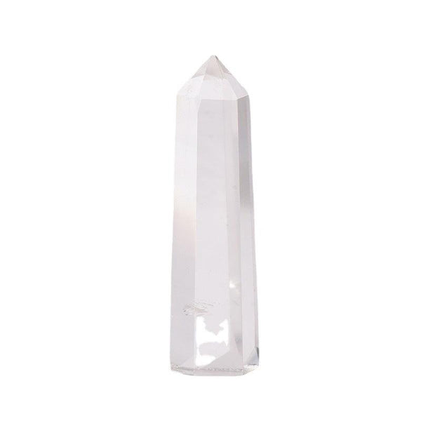 Clear Quartz Tower – Hexagonal Energy Charged for Wealth & Mental | DaoZeno