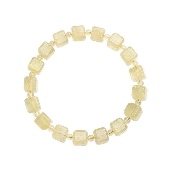 Stellar Alchemy Cube – Libyan Tektite Crystal Bracelet for Quantum Shield | DaoZeno