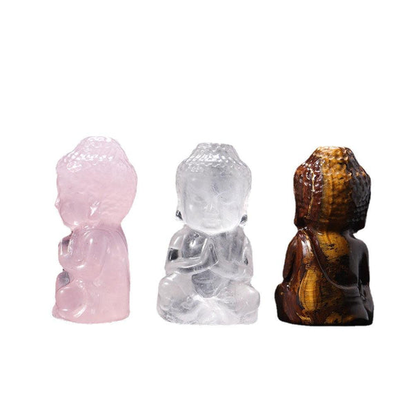 Baby Buddha Crystal Energy Statues Home Decor & Gift | DaoZeno