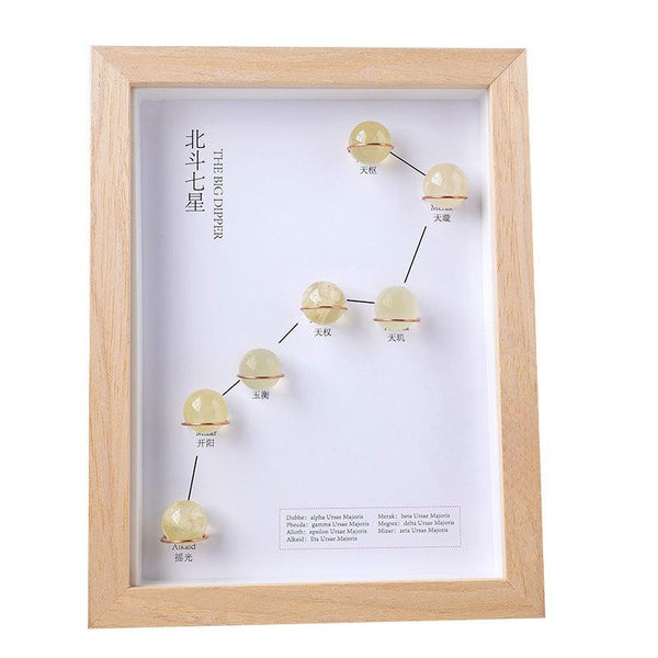 Feng Shui Crystal Photo Frame – Big Dipper Energy Charged Memory Display | DaoZeno
