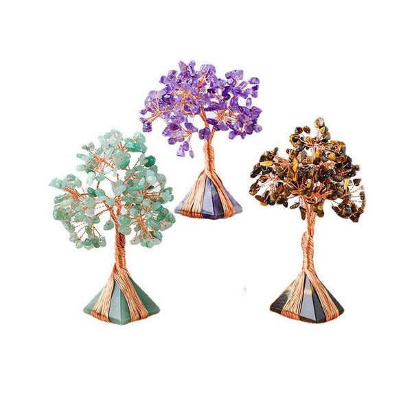 Taoist Crystal Bonsai Tree with Orgone Base | DaoZeno