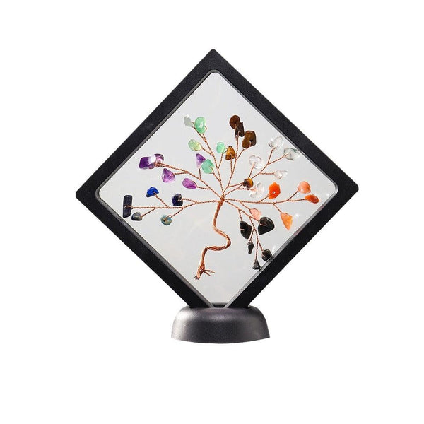 Harmony Rainbow Crystal Tree with Black Frame | DaoZeno