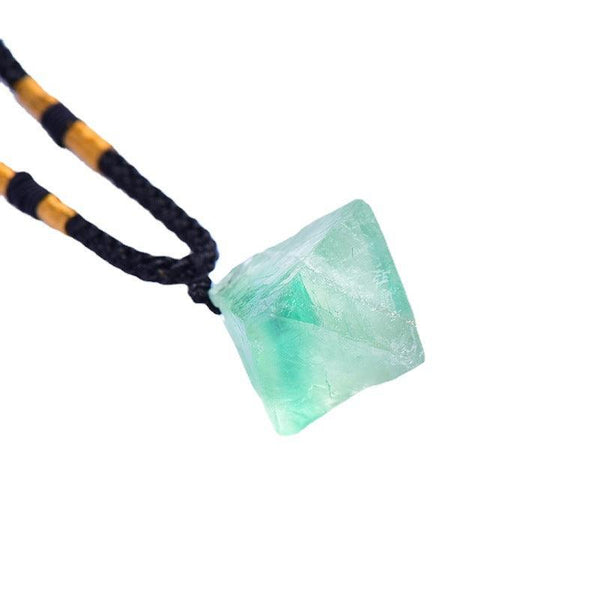 Green Fluorite Spirit Pendulum Necklace – Energy Charged for Intuition | DaoZeno