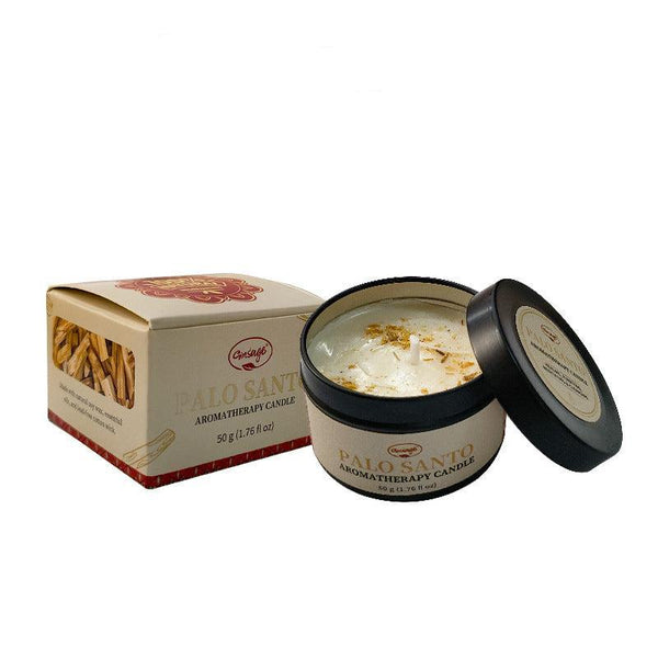 Palo Santo Aromatherapy Scented Candle For Meditation & Cleansing | DaoZeno