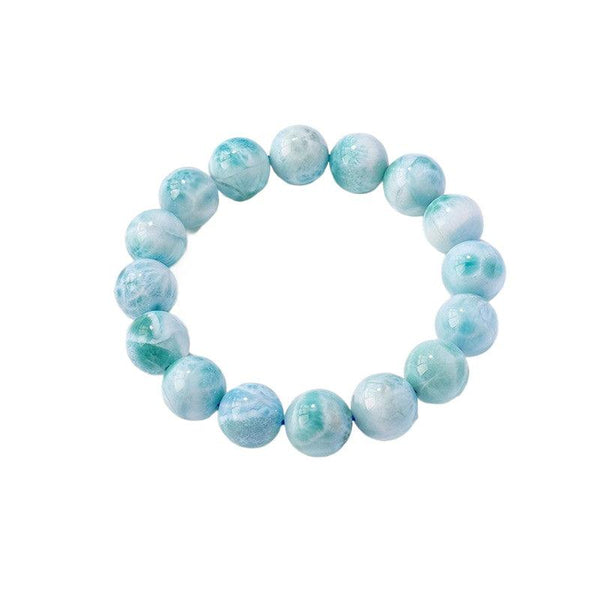 Atlantean Larimar Bracelet for Aquatic Clarity & Neural Serenity | DaoZeno