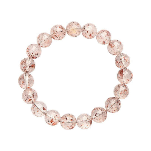 Hyper-7 Love Matrix – Strawberry Quartz Bracelet for Romance & Photon Shield | DaoZeno