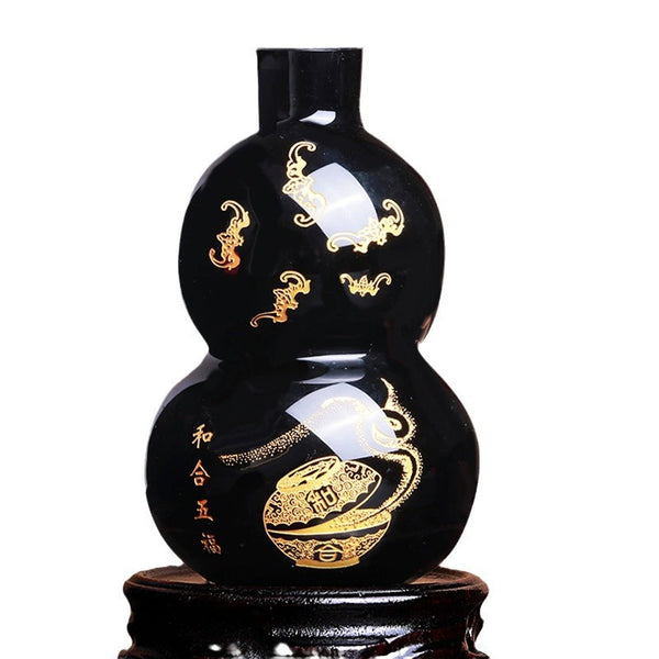 taoist-obsidian-gourd-ornament-with-buddhist-mantra-for-health-protection-daozeno